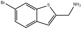 (6-Bromobenzo[b]thiophen-2-yl)methanamine 구조식 이미지