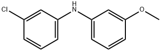 3-Chloro-N-(3-methoxyphenyl)aniline 구조식 이미지