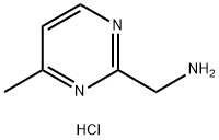 (4-methylpyrimidin-2-yl)methanamine hydrochloride 구조식 이미지