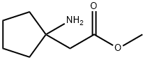 methyl 2-(1-aminocyclopentyl)acetate 구조식 이미지
