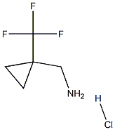 [1-(trifluoromethyl)cyclopropyl]methanamine hydrochloride Structure