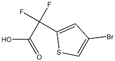 2-(4-Bromothiophen-2-yl)-2,2-difluoroacetic acid Structure