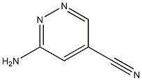 6-Aminopyridazine-4-carbonitrile Structure