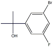 2-(3-Bromo-5-fluoro-phenyl)-propan-2-ol Structure
