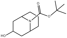 Tert-Butyl 3-Hydroxy-6-Azabicyclo[3.2.1]Octane-6-Carboxylate Structure