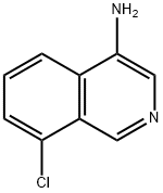 8-chloroisoquinolin-4-amine 구조식 이미지