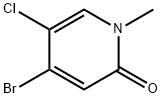 4-bromo-5-chloro-1-methylpyridin-2(1H)-one Structure