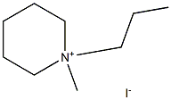 Piperidinium, 1-methyl-1-propyl-, iodide
 Structure