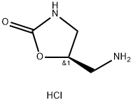 (R)-5-(Aminomethyl)oxazolidin-2-one hydrochloride 구조식 이미지