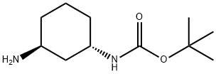 tert-Butyl ((1S,3S)-3-aminocyclohexyl)carbamate 구조식 이미지