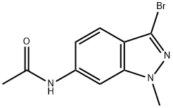 n-(3-bromo-1-methyl-1h-indazol-6-yl)acetamide 구조식 이미지