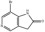 7-bromo-1h,2h,3h-pyrrolo[3,2-c]pyridin-2-one Structure