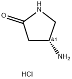 (R)-4-Aminopyrrolidin-2-one hydrochloride 구조식 이미지
