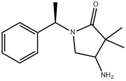 4-Amino-3,3-dimethyl-1-((R)-1-phenylethyl)pyrrolidin-2-one Structure