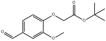 tert-butyl 2-(4-formyl-2-methoxyphenoxy)acetate Structure