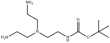 tert-butyl 2-(bis(2-aminoethyl)amino)ethylcarbamate Structure