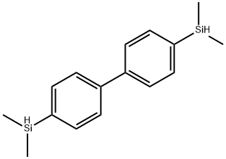 4,4'-Bis-Dimethylsilyl-Biphenyl 구조식 이미지