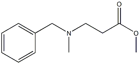 methyl N-benzyl-N-methyl-beta-alaninate Structure