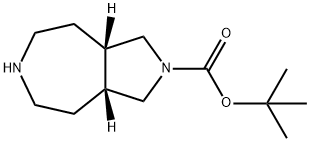 (3aR,8aS)-tert-butyl octahydropyrrolo[3,4-d]azepine-2(1H)-carboxylate Structure
