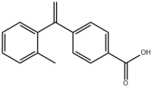 4-(1-(o-Tolyl)vinyl)benzoic acid Structure