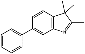 2,3,3-Trimethyl-6-phenyl-3H-indole 구조식 이미지