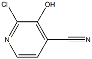 2-Chloro-3-hydroxyisonicotinonitrile Structure