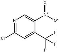 2-Chloro-5-nitro-4-(trifluoromethyl)pyridine Structure
