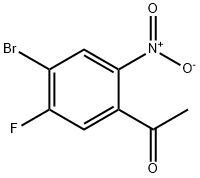 1-(4-Bromo-5-fluoro-2-nitro-phenyl)-ethanone Structure