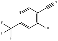 4-chloro-6-(trifluoromethyl)pyridine-3-carbonitrile Structure