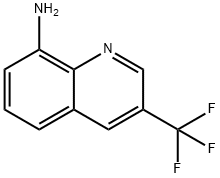 3-(trifluoromethyl)quinolin-8-amine 구조식 이미지