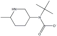 tert-butyl(6-methylpiperidin-3-yl)carbamate Structure