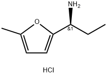 (S)-1-(5-Methylfuran-2-yl)propan-1-amine hydrochloride Structure