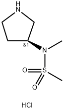 N-methyl-N-[(3S)-pyrrolidin-3-yl]methanesulfonamide hydrochloride Structure