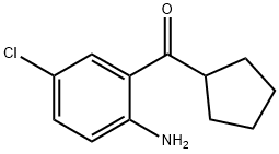 (2-Amino-5-chlorophenyl)(cyclopentyl)methanone 구조식 이미지