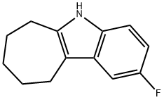 2-fluoro-5,6,7,8,9,10-hexahydrocyclohepta[b]indole 구조식 이미지