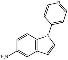 1-(4-pyridinyl)-1H-indol-5-amine Structure