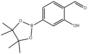 2-Hydroxy-4-(4,4,5,5-tetramethyl-[1,3,2]dioxaborolan-2-yl)-benzaldehyde Structure