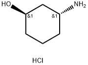 (1R,3R)-3-Amino-cyclohexanol hydrochloride 구조식 이미지