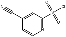 4-cyanopyridine-2-sulfonyl chloride 구조식 이미지