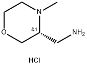 (R)-C-(4-Methyl-morpholin-3-yl)-methylamine dihydrochlorde Structure