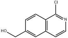 (1-chloroisoquinolin-6-yl)methanol 구조식 이미지