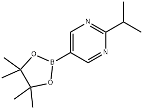 2-isopropyl-5-(4,4,5,5-tetramethyl-1,3,2-dioxaborolan-2-yl)pyrimidine Structure