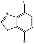 7-Bromo-4-chloro-1,3-benzoxazole Structure