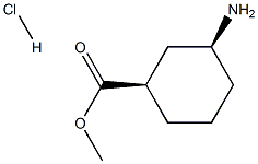 methyl (1R,3S)-3-aminocyclohexane-1-carboxylate hydrochloride Structure