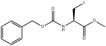 3-Iodo-N-Cbz-DL-alanine methyl ester Structure