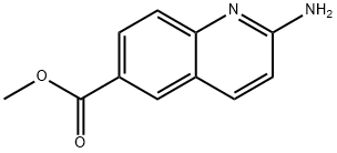 methyl 2-aminoquinoline-6-carboxylate Structure