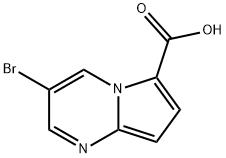 3-Bromo-pyrrolo[1,2-a]pyrimidine-6-carboxylic acid Structure