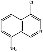 4-chloroisoquinolin-8-amine 구조식 이미지