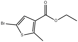 5-Bromo-2-methyl-thiophene-3-carboxylic acid ethyl ester Structure