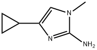 4-cyclopropyl-1-methyl-1H-imidazol-2-amine 구조식 이미지